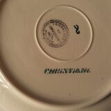 Lot 10 deep plates Longchamp Christiane