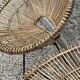 Pair of rattan armchairs