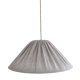 Suspension en lin et coton plissé "Malala" fines rayures classic grey