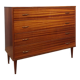 Commode vintage en placage d'acajou