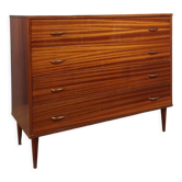 Commode vintage en placage d'acajou