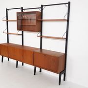 Bibliothèque de Poul Cadovius pour Royal System, Danemark années 1950