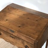 Vintage writing desk in solid pine