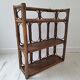 Vintage rattan shelf