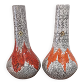 Vintage fat lava vase k369 made in Hungary in the 70s