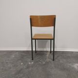 Chair, 1970s, Metal Green Frame