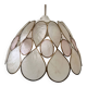 Mother-of-pearl "Petals" pink pendant