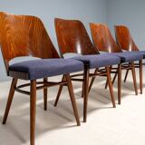 Set of 4 TON 514 chairs, Oswald Haerdtl, Czechoslovakia, 1950s