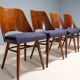 Set of 4 TON 514 chairs, Oswald Haerdtl, Czechoslovakia, 1950s