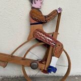 Old wooden push toy