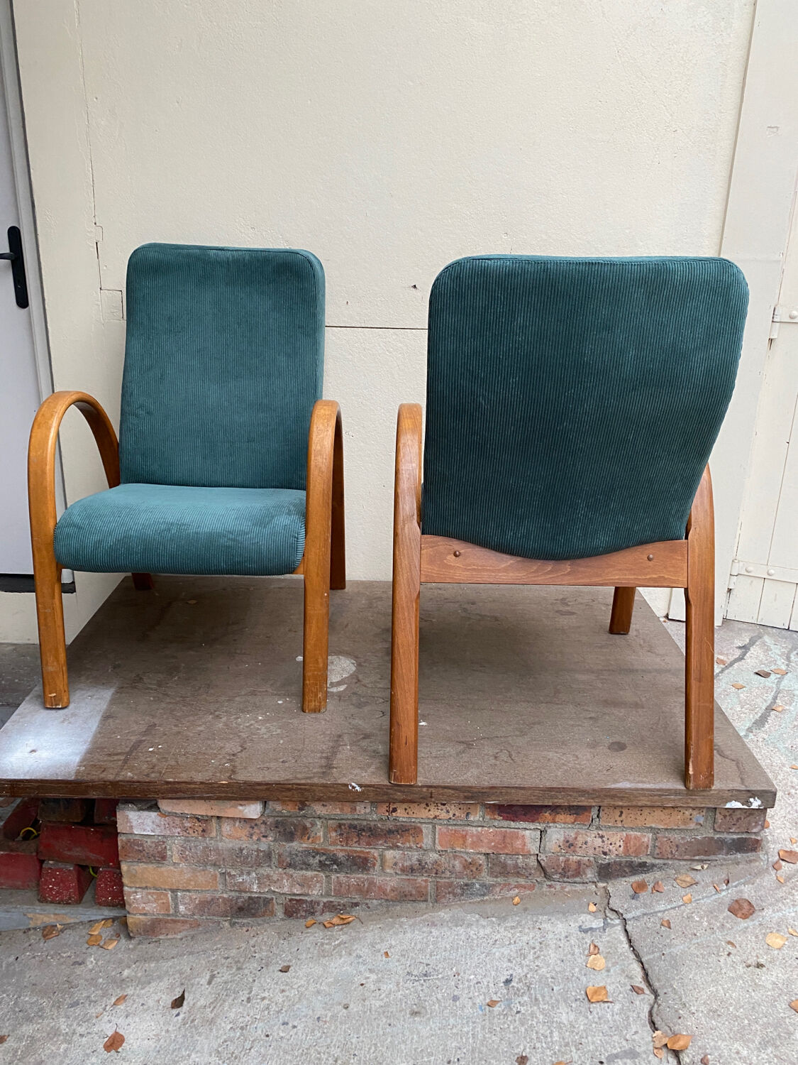 Pair of Baumann armchairs