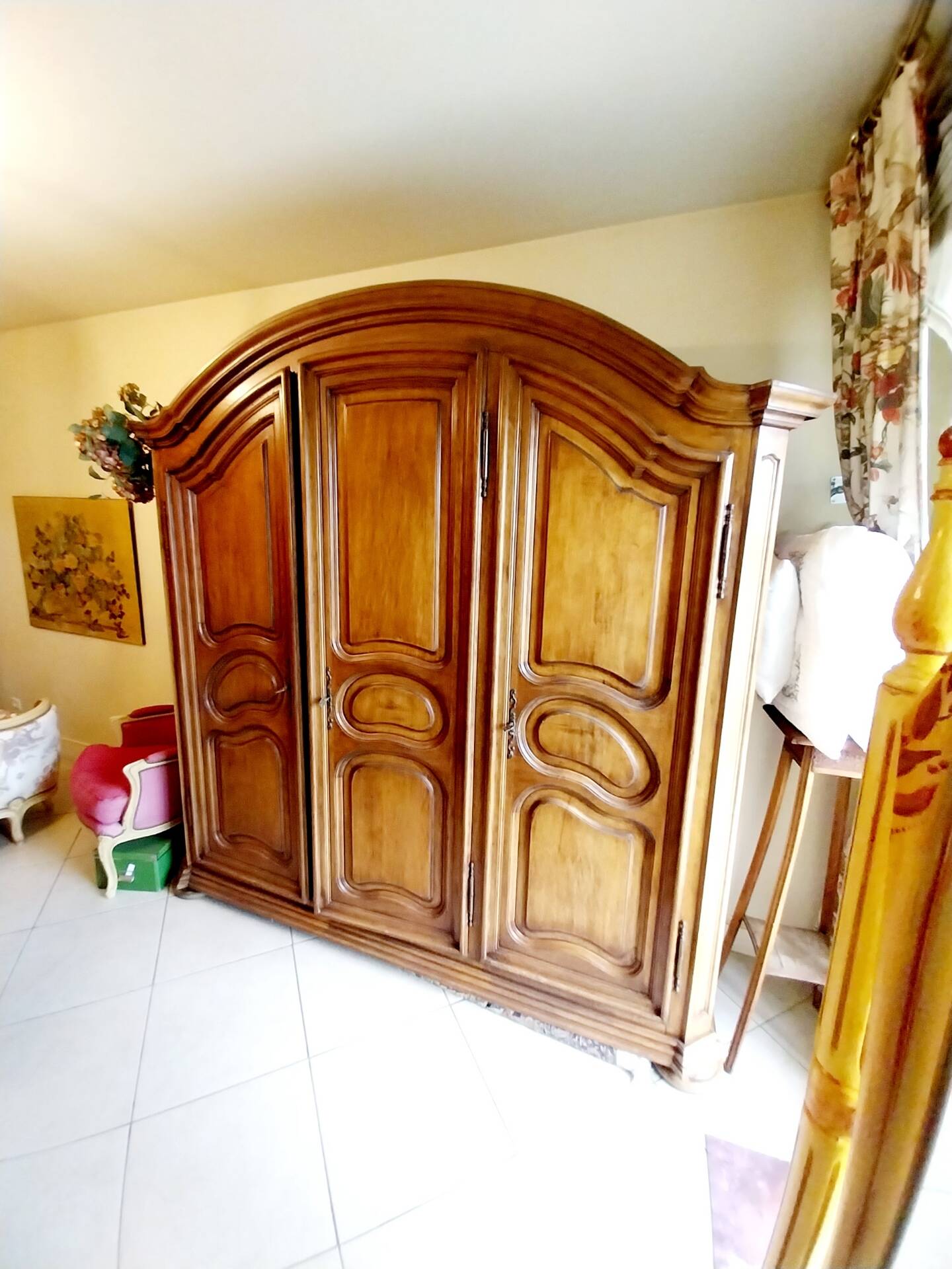 Three-door wardrobe