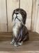 Ceramic dog statuette