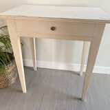 Small patinated wooden table