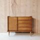 Chest of drawers with 1 door and 4 drawers