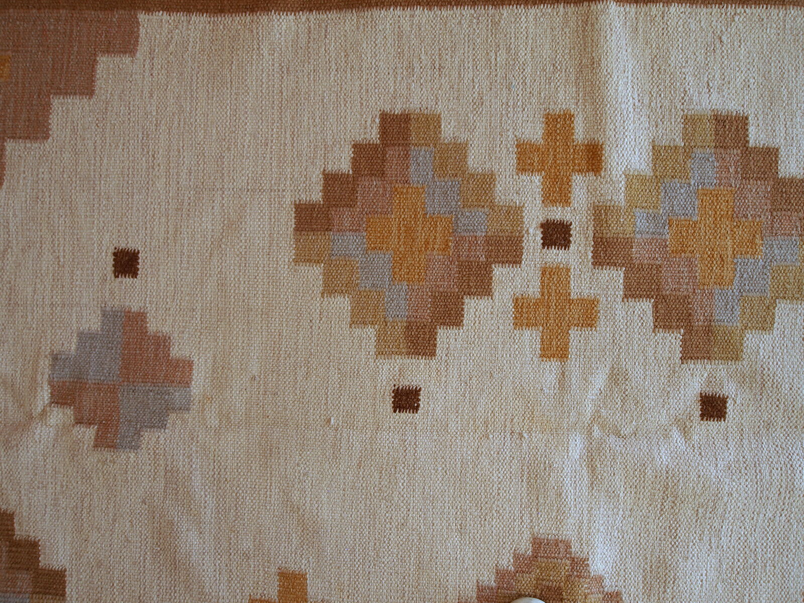 Vintage Persian Ardabil handmade carpet 200cm x 285cm 1960s, 1C669