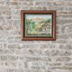 Tableau Huile sur Toile Ferme du pays Basque signé Gil Valota