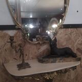 Console avec miroir