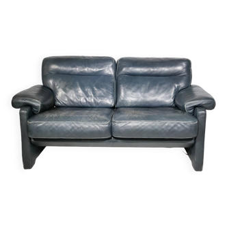 DE SEDE DS 70 design leather sofa, two-seater