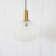 Limburg glass ball suspension lamp 1960s