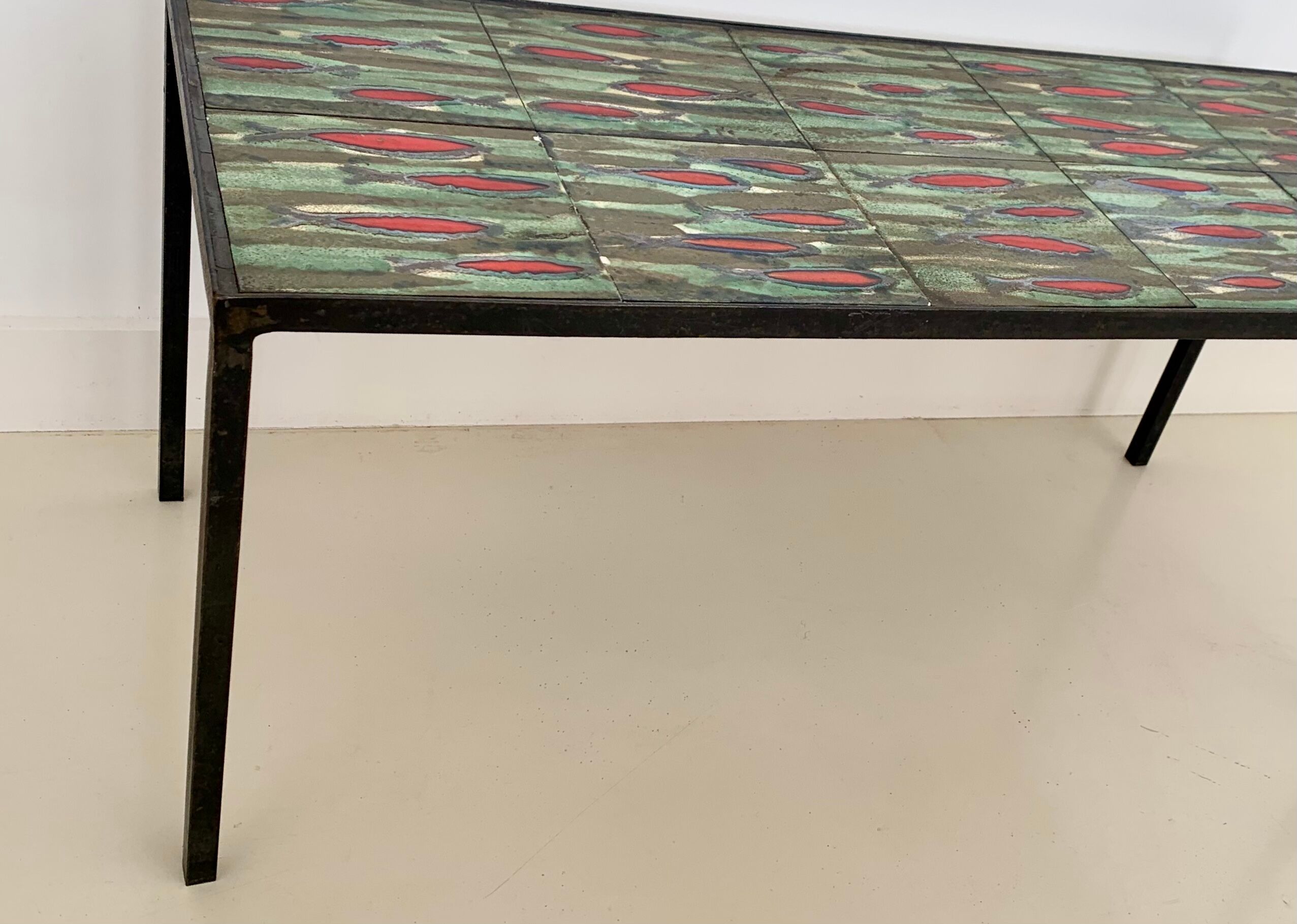 Vintage earthenware coffee table