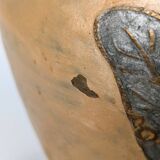 Pitcher, Hand painted brass jug