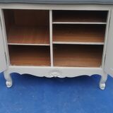 Sideboard style Louis XV light gray
