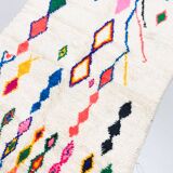 Tapis berbère marocain coloré Azilal 2,44x1,36m