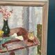 Original Swedish Oil on Panel – "Vase and Vegetables" by Arne Kilsby – Signed – Vintage and Framed – 54 × 46 cm (21.3" × 18.1")