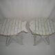 Paire de tabouret pliant