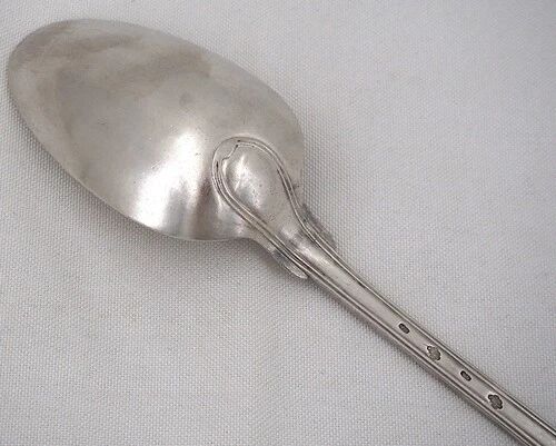 Serving spoon, XVIII century, solid silver, Auch Jean Affre, 32.6 cm, 179 g