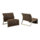 Vittorio Introini for Saporiti. Pair of armchairs. 1970s.