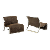 Vittorio Introini pour Saporiti. Paire de fauteuils. Années 1970