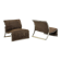 Vittorio Introini for Saporiti. Pair of armchairs. 1970s.