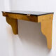 Console murale Art déco en laiton Jean Pascaud