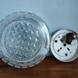 Prisma round ceiling light in vintage glass