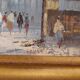 Oil on canvas Paris Montmartre by Billings