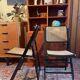 Folding cane chairs