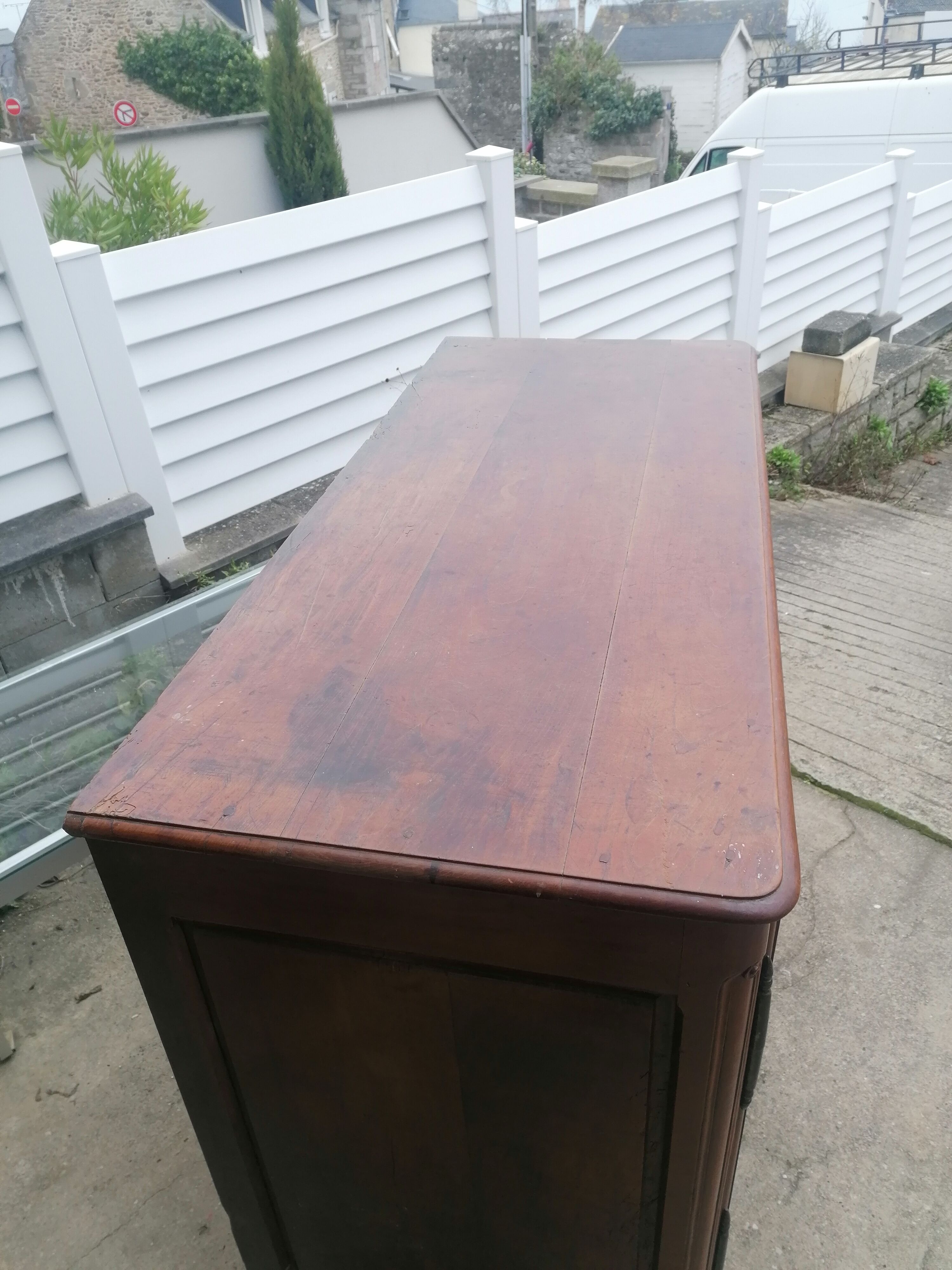 Louis xv cherry wood sideboard