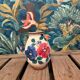 Small ceramic vase with flowers Saint Clement