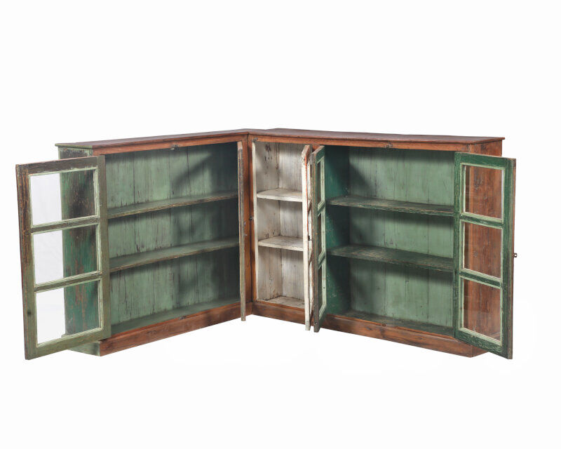 Buffet croess of angle bois viieux teck