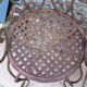 Antique French wrought iron chair