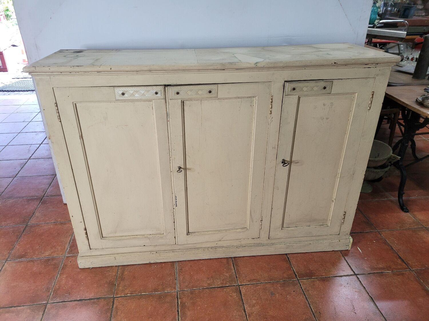 Enfilade 3 doors original patina