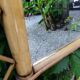 Vintage rattan wardrobe