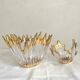 Coupes en cristal de Bayel années 50-60
