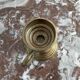 Hand candle holder, cellar rat, brass, gilded, gold, handle, 1950s, decoration, chic, decor, room