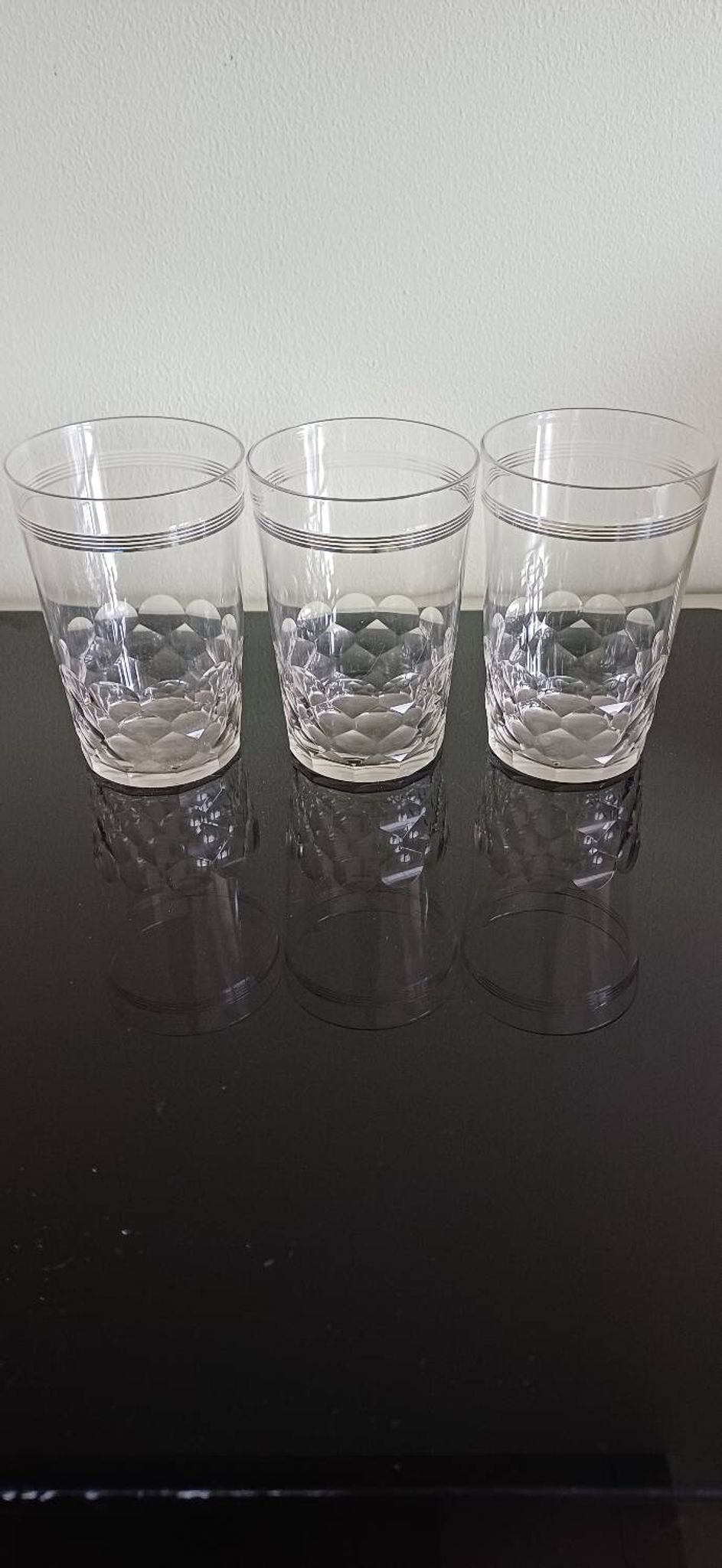 Verres cristal de Baccarat modèle Chauny