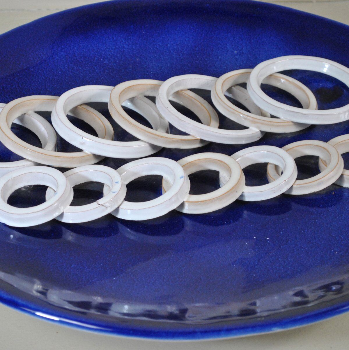 Sculptural ceramic plate by De Pascalis, 1970s