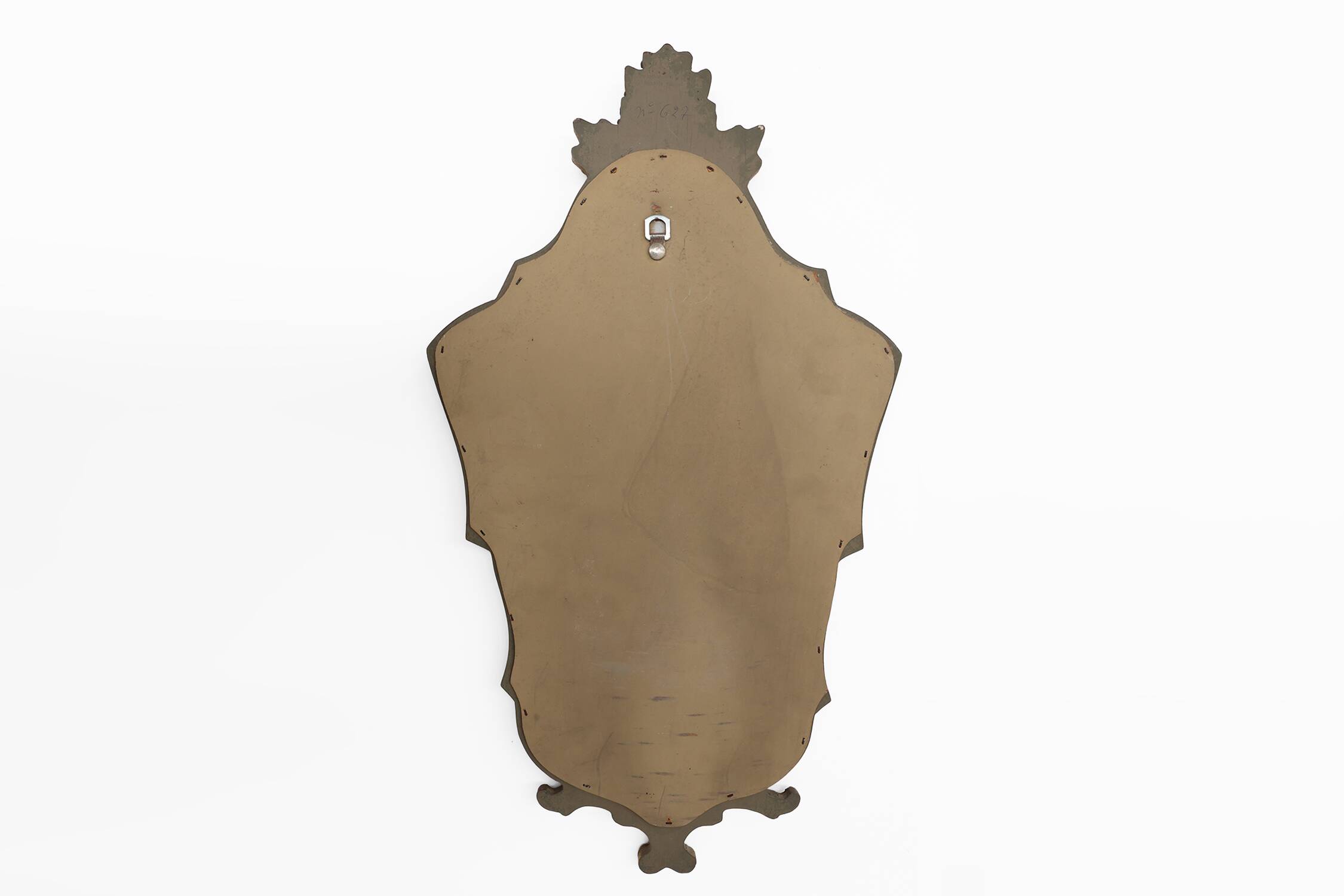 French rococo-baroque style Mirror in wood with gilded frame