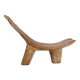 "Lobi" African tripod wooden stool from Burkina Faso